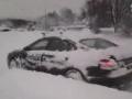 奥迪A6四驱在超厚雪地中的惊人表现