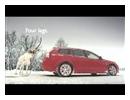 圣诞来临 驯鹿将至 萨博9-5 Wagon广告