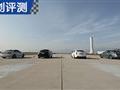 四款豪华中型车100-0km/h紧急制动测试